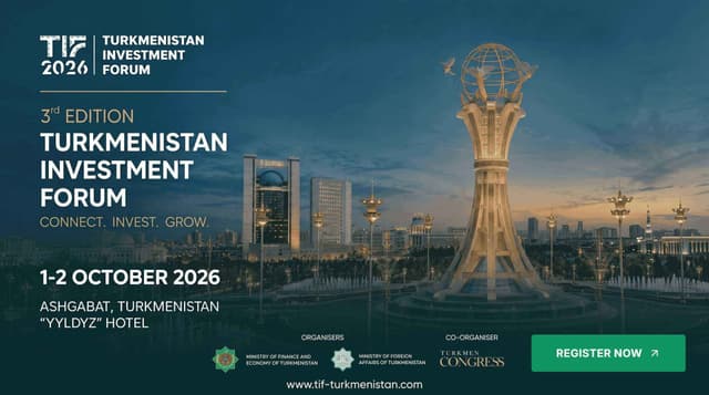 "Ojar Aziya" — General Sponsor of the Turkmenistan Investment Forum 2026