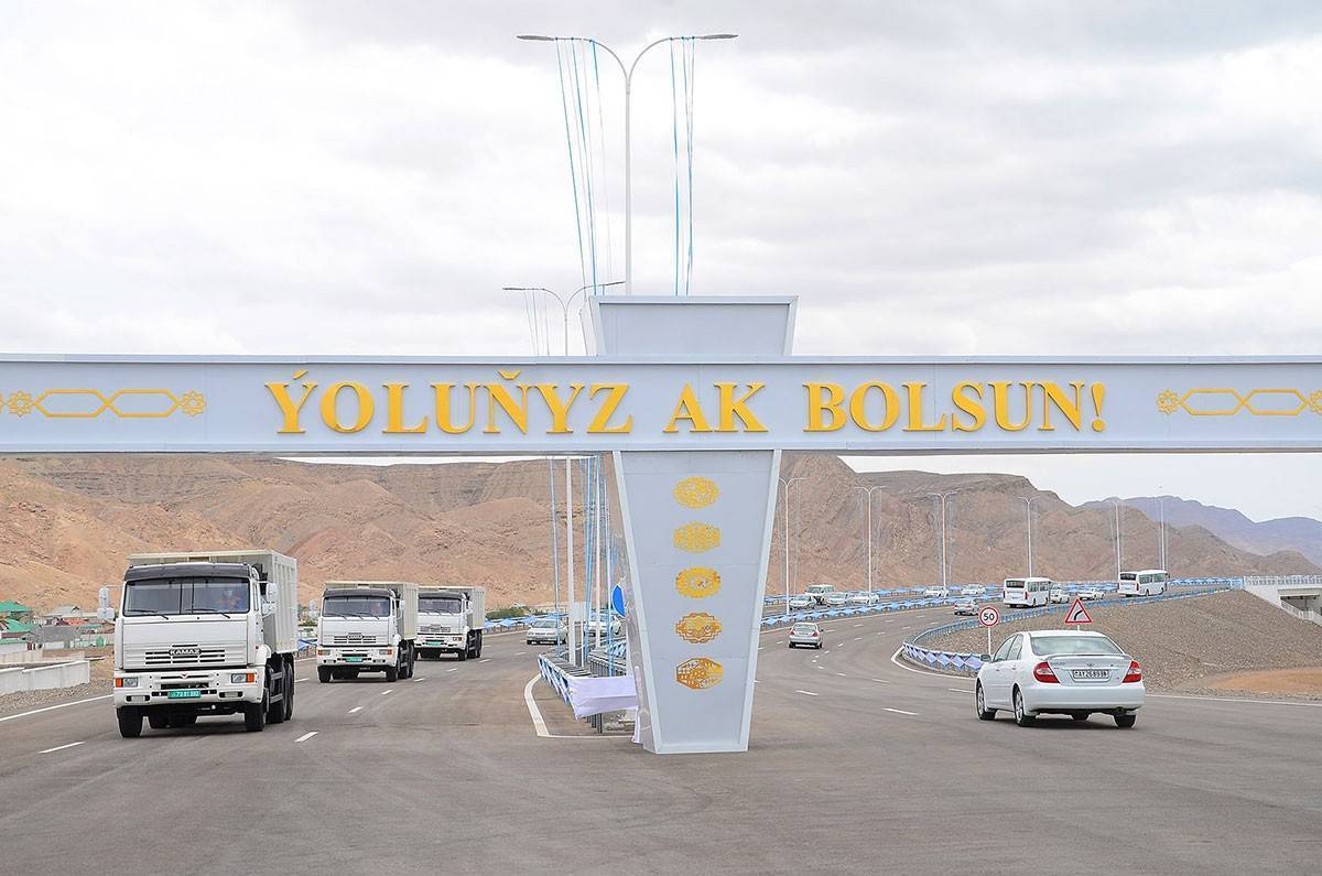 Garabogaz Lake Road Bridge Set to Open in Balkan Province