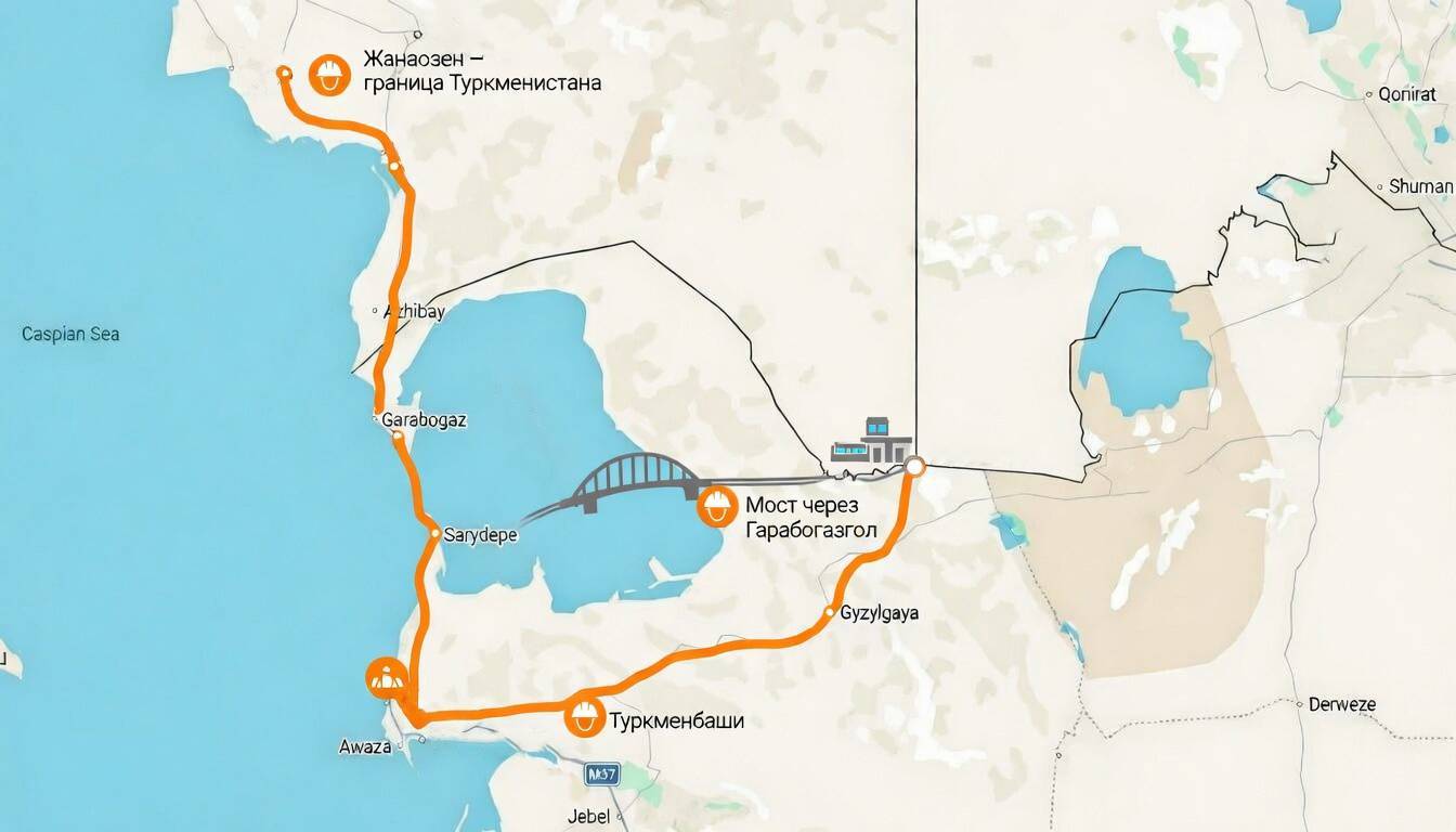 Turkmenistan and Kazakhstan Upgrade Caspian Transport Corridor