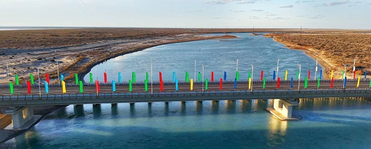 A new bridge across Garabogaz Bay has opened in Turkmenistan Türkmenistan habarlar portaly