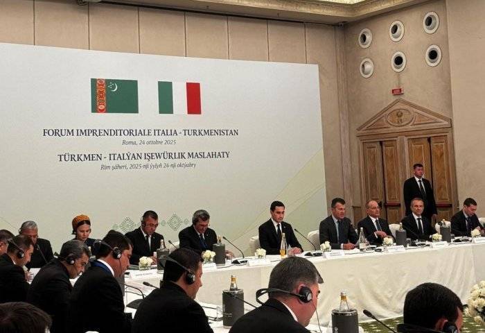 President of Turkmenistan Attends Turkmen-Italian Business Forum in Rome